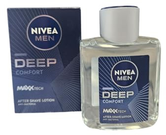 Nivea Men Deep Comfort, After Shave Lotion, Antibakteriell, 4er Pack, (4 x 100ml)