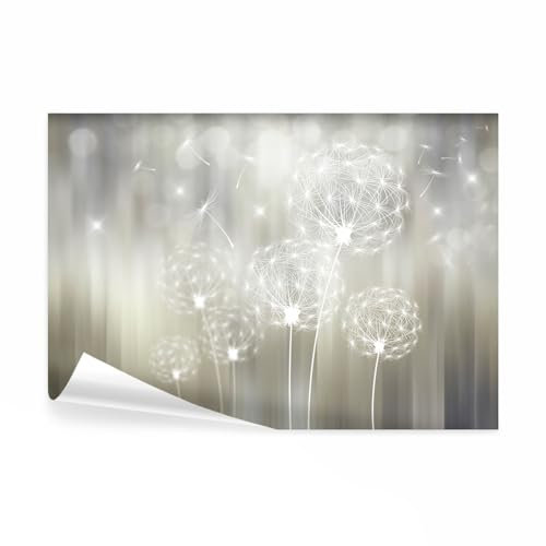 decomonkey Fototapete Pusteblume 200x140 cm XL Tapete Fototapeten Vlies Tapeten Vliestapete Wandtapete moderne Wandbild Wand Schlafzimmer Wohnzimmer Blumen Abstrakt