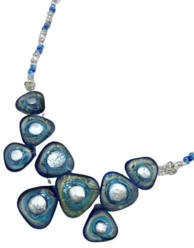 Antica Murrina Collar de cristal de Murano veneciano, Vidrio, Glass