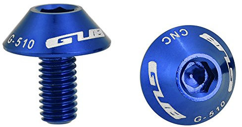 Vis à tête hexagonale Boulons et vis pour Utilisation de Bicyclette pour Le Remplacement du Porte-bidon de Bicyclette(Bleu)