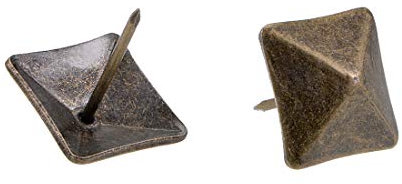 sourcing map Lot de 15 clous de tapissier à tête carrée 18 mm