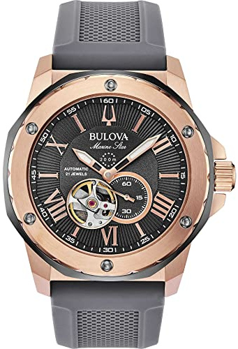 Bulova Marine Star Automatic Armbanduhren 45 Grau