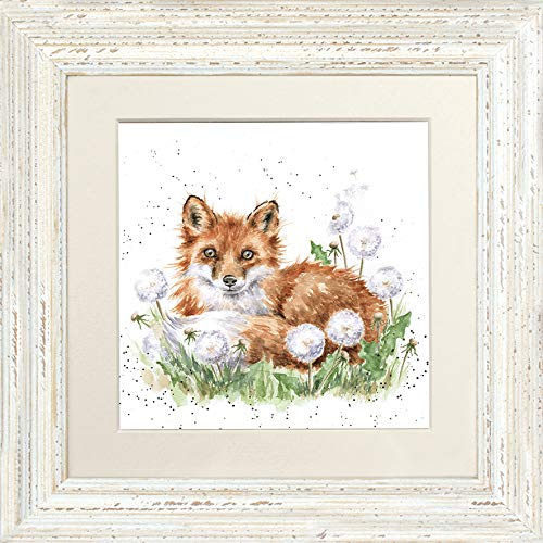Wrendale Designs Der Dandy Fuchs Fuchs Gerahmtes Bild in verschiedenen Rahmenfarben (White)