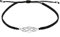 AeraVida Celtic Infinity Knot .925 Sterling Silver Charm on Cotton Rope Adjustable Wrist Pull Bracelet
