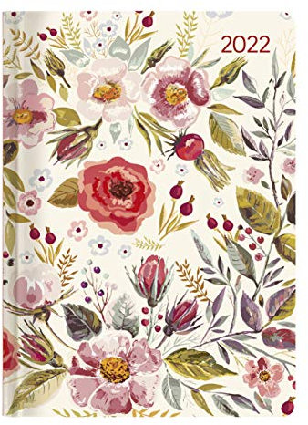 Ladytimer Flower Field 2022 - Blume - Taschenkalender A6 - Weekly - 192 Seiten - Notiz-Buch - Termin-Planer - Alpha Edition