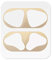 StyleDesign Staubschutz Sticker kompatibel mit Apple AirPods - Metallstaub Schutz Aufkleber Skins in Gold