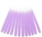hdg Baumkerzen 12er Pack handgefertigte Kerzen aus Dänemark Ø 1,3 cm / 12 cm, Farbe:Pastel Purple