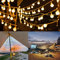 Luci LED a Batteria, Catena Luminosa 10 m 100 Led per Esterni, Feste, Natale, Decorazione di Nozze, Matrimonio, DIY, Festa, Bianco Caldo