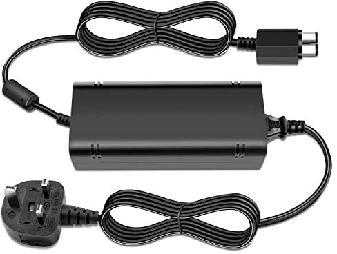 Labtec Xbox 360 Slim Power Supply Brick, Power Adapter Replacement for Microsoft Xbox 360 Slim Console, 100-220V