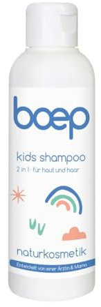 boep Kids Shampoo für Kinder | Mildes 2-in-1 Shampoo und Duschgel für kleine und große Kinder | Zertifizierte Naturkosmetik (150ml)