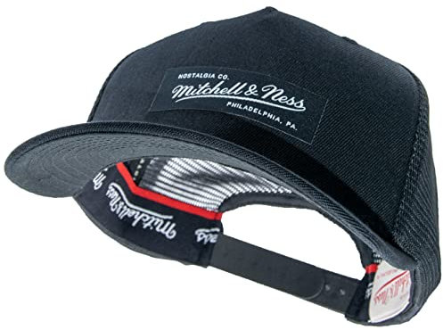 Mitchell & Ness OB Fuse Classic Red Trucker Snapback Baseballkappe, Schwarz