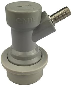 Steckkupplung NC grau für Gas IN mit 7mm Tülle Corny Keg Cornelius