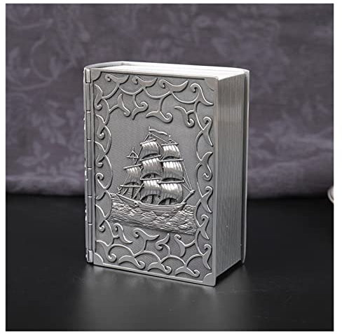 Schmuckbox Schmuckkästchen Schmuckschatulle Reise Schmuckschatulle Kreative Metall Klein Schmuck Organizer Kasten Tragbare Schmuck Fall Schmuck Lagerhalter for Ringohrringe Schmuckkasten ( Blue : Bron