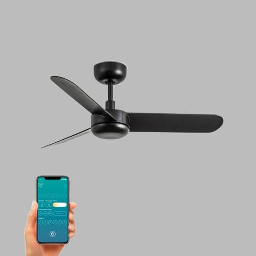 ventyly BAIRES Ventilateur noir Ø90cm wifi