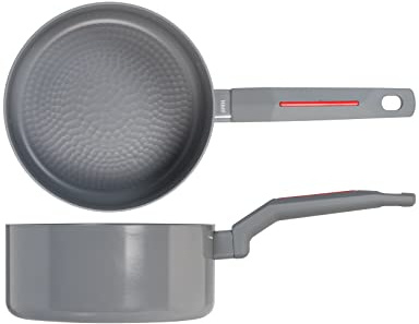 H&H Division Casseruola 1 Manico in Alluminio con Rivestimento Anitaderente PFLUON, 20cm