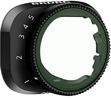 Per DJI Mini 3/Mini 3 Pro Filtro ND Variabile, ND4-ND32 (2-5 stop) e ND32-ND512 (5-9 stop), Accessorio Obiettivo Drone Telaio in Lega di Alluminio (VND2-5)