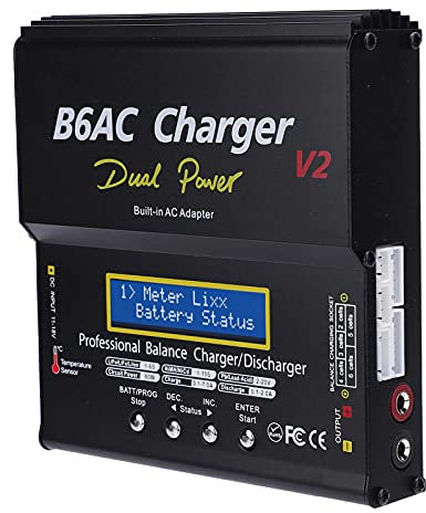 Eujgoov Battery Balance Charger, 7A/2A RC Lipo Battery Charger/Discharger, 80W 4.35V High-Voltage Lithium Battery Charger
