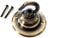 Metal Ceiling Dome with Hook and Fixing Screws Choice of Finishes (Brushed Antique)