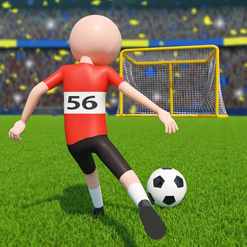 Stickman-Fußball-Liga-Weltmeisterschaft: Fußball-Miniheld Superkick – einfache Online-Spaßspiele mit Zielen