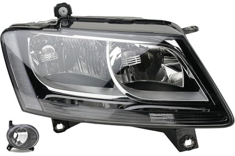 Johns, Scheinwerfer Halogen passend für Audi Q5 8R 06/12- H7 H7 Re. + Nebelscheinwerfer
