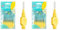 TePe Cepillos interdentales Extra Suaves/Palillos interdentales para una higiene bucal delicada/Tamaño 4, diámetro 0,7mm / 8 unidades por paquete, color amarillo claro (Paquete de 2)