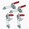 CN-BOGONG 4Pcs GH-40820 Two Function Toggle Latch Clamp 200Kg /485Lbs Capacity Pull Action Adjustable Latch U Bolt(Small：40820)
