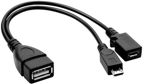 Joynine Adaptador USB a Micro USB, Cable OTG Compatible con Dispositivos Streaming y Multimedia, Adaptador OTG, OTG Multifuncional para Teléfonos Móviles,Cable OTG Fire TV Stick