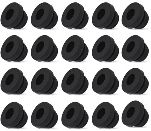 HSIXHAF 20 PCS Guide in Gomma, Piedini in Gomma, Guide in Gomma di Protezione per fornelli da Camper compatibili con aste da 5 mm di Dometic, Smev e Thetford