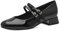 MARCO TOZZI Damen Mary Janes mit Riemen Kleiner Absatz, Schwarz (Black patent), 40 EU