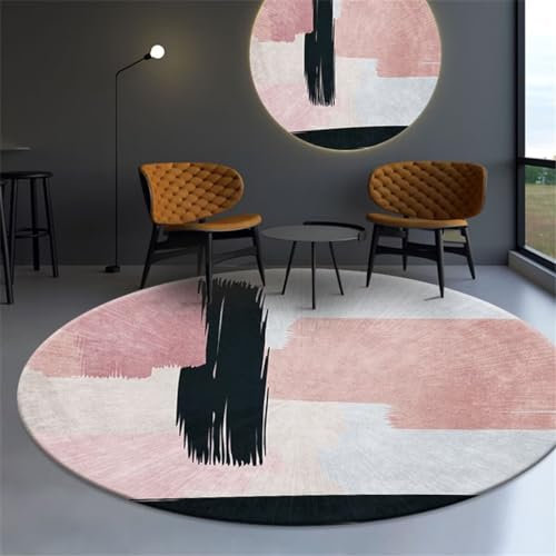 RUGMRZ Webteppich Kinderteppiche Jungs Rosa Teppich rechteckig Schlafzimmer Teppich Balkon Dekoration verschleißfest Flur Teppich 50X80CM