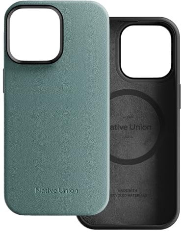 Native Union Active Case – MagSafe Compatible with Built-in Magnets – Rugged Design – Recycled Materials – Ultra-Durable Drop Protection up to 10ft / 3m for iPhone 14 Pro Max (Slate Green)