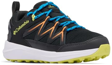 Columbia Peakfreak Rush Unisex-Kinder Low Rise Trekking- und Wanderschuhe, wasserdicht, Black Voltage, 38 EU