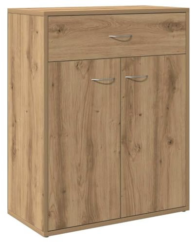 vidaXL Sideboard Artisan-Eiche 60x30x75 cm Holzwerkstoff, Schrank, Highboard, Home Organizer, Lagerschrank, Beistellschrank, Wohnzimmerschrank