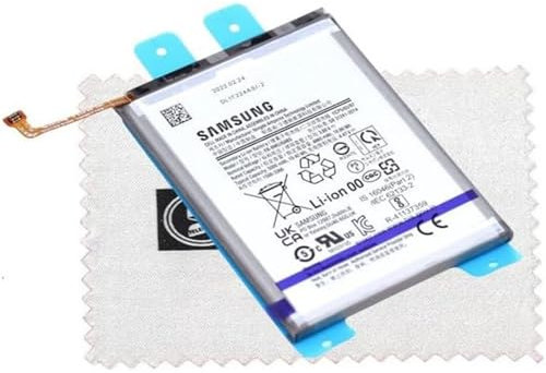 Batterie d'origine pour EB-BM526ABS pour Samsung Galaxy A15 4G A155F Samsung Galaxy M52 5G M526 / M33 M336 / M23 M236 / M53 M536 / A23 5G A236 avec Chiffon de Nettoyage d'écran Shlok
