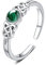 Malachit Ring für Frauen 925 Sterling Silber keltischen Knoten einstellbar offenen Ring irischen Schmuck Muttertag Geschenk für Mama
