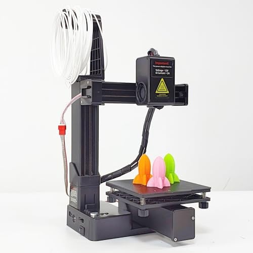 Anfänger 3D -Drucker, Kleiner 3D -Drucker, Einfache Verwendung, Effiziente Heizung, Kompakte Größe, Hohe Auflösung, für Bildungsprojekte, Robustes Design, Einschließlich