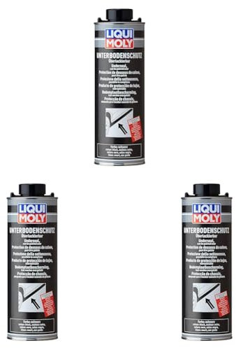 Liqui Moly Unterbodenschutz schwarz | 1 L | Karosserieschutz | Unterbodenschutz | Art.-Nr.: 6114 (Packung mit 3)