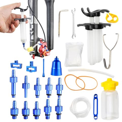 Bleed Kit - Multi-Size Brake Bleed Kit | Lightweight Bleeder Tool Set Leak-Proof Bleeding Equipment for Sports Bikes Park Rim Steering Bicycles Maintenance Use