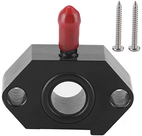 ZDETGU Ladedrucksensor Adapter Ladedrucksensor Anschluss Sensoradapter Platzhalter Aluminium schwarz einfache Montage stabile Leistung für TFSI 1.2T 1.4T .6 .9 2.0 TDI