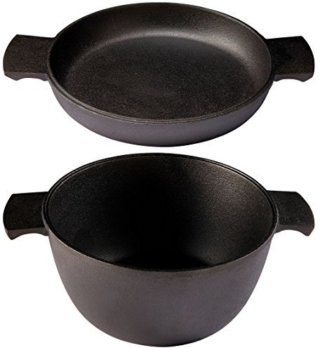 SKEPPSHULT Kochset, Gusseisen, Black, 3l, 23 cm