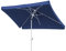 Schneider Sonnenschirm Oslo, blau, 300 x 200 cm rechteckig, 752-09, Gestell Stahl, Bespannung Polyester, 5.3 kg
