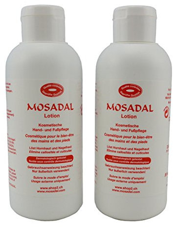 mosadal Lotion 500ml - COSMéTIQUE NATUREL Peg et sans parfum, résout cornée et cuticules, Cosmétique mains et Podologie
