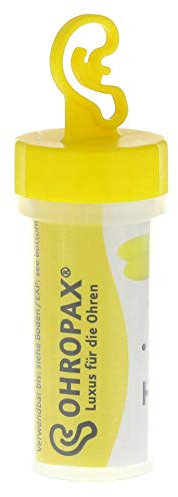 Ohropax Twins im praktischen Röhrchen für unterwegs - Ohrstöpsel aus Schaumstoff gegen Lärm