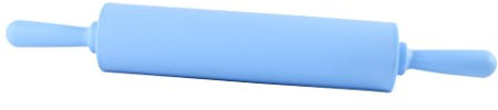 Dianoo Rodillo - De silicona de grado alimenticio Masa Palo de amasar - 12 pulgadas para no pegarse Masa Palo de amasar - Azul