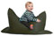 sunnypillow S Sitzsack, Outdoor & Indoor 100 x 70 cm mit 60L Styropor Füllung Sessel für Kinder & Erwachsene Sitzkissen Sofa Beanbag viele Farben und Größen zur Auswahl Dunkelgrün