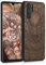 kwmobile Hülle kompatibel mit Huawei P30 Pro Hülle - Holz Case - Handy Cover - TPU Handyhülle in Dunkelbraun Indische Sonne