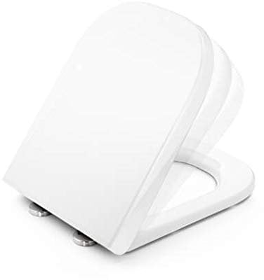 Tapa y asiento de inodoro con caída amortiguada - Compatible con Roca The Gap