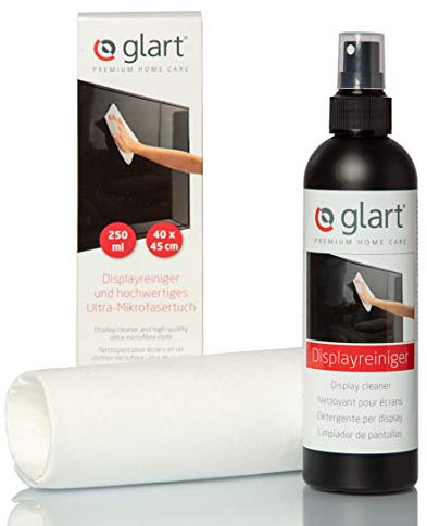 Glart limpiador de pantallas 250ml con paño de microfibra ultra-premium