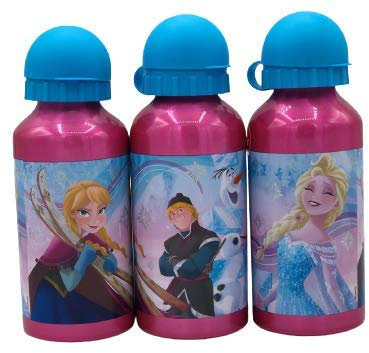 Gym Una Botella de Agua de Aluminio, cantimplora térmica a Prueba de Fugas sin BPA para Levar a la Escuela y Deportes el Termo 400ml para niños y niñas