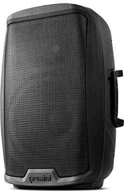 Gemini Sound As-2112Bt Active Bluetooth Pa System, 12 Inch Woofer 1500W Watts Dj Speakers, Sd, USB, Xlr Input/Output, 2 X 1/4 Inch Microphone/Rca And Aux Inputs, Tws